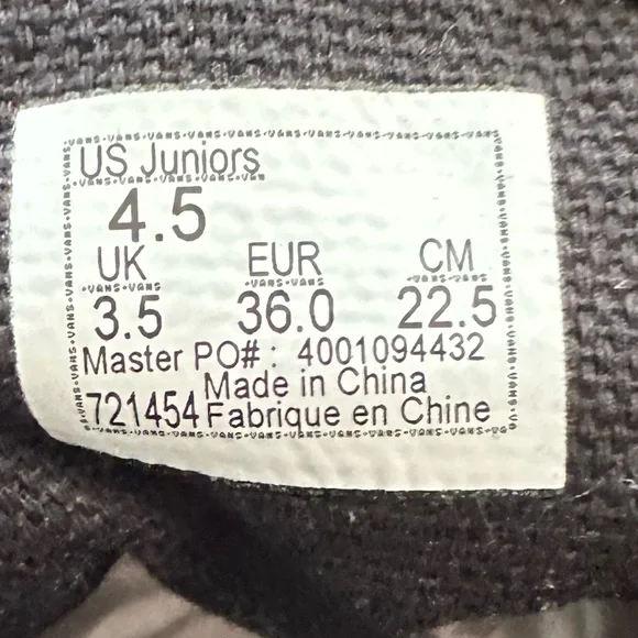 Vans Old School Sneaker’s